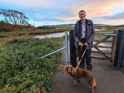 Councillor Laurence O’Connor pictured on Egret’s Way Councillor Laurence O’Connor pictured on Egret’s Way