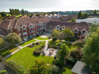 Aerial view of New Derby House 