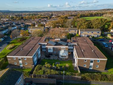 Aerial photo of Cumbria Court 