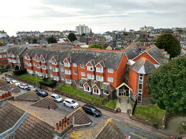 Aerial view of Riverbourne House 