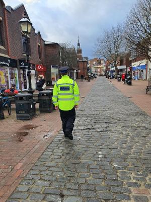 Police Community Support Officer in Lewes Town Centre