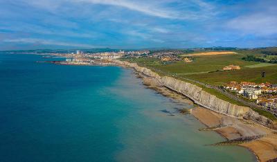 Picture of The Living Coast chalk coast, towns and downs 300dpi credit The Living Coast and Visual Air