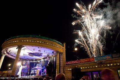 Bandstand fireworks