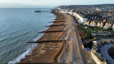 Eastbourne Seafront Drone 