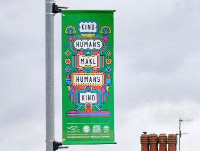 A community of kindness banner