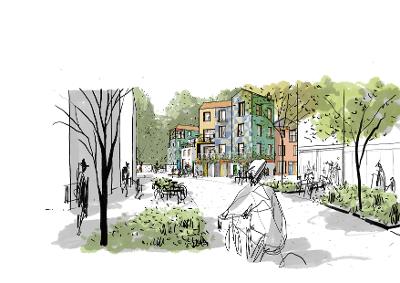 North Street Quarter artists impression 
